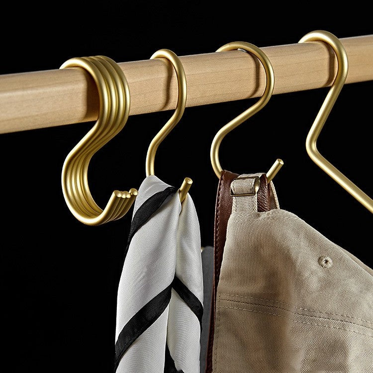 Aluminum Alloy S-shaped Scarf Scarf Bag Hook